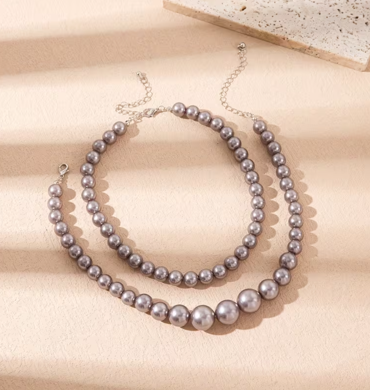 Collar doble de Perlas